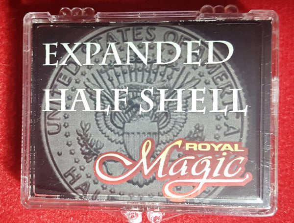 Expanded Half Shell (Struck) - Magic Tricks works perfect over your real half!.