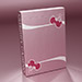 CHERRY CASINO PLAYING CARDS (FLAMINGO QUARTZ PINK)