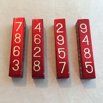 Mental Calculation Logs --anodized aluminum -