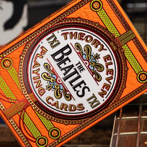 The Beatles (Orange) Playing Cards by theory11