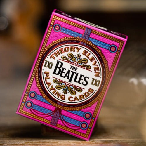 The Beatles (Pink) Playing Cards by theory11