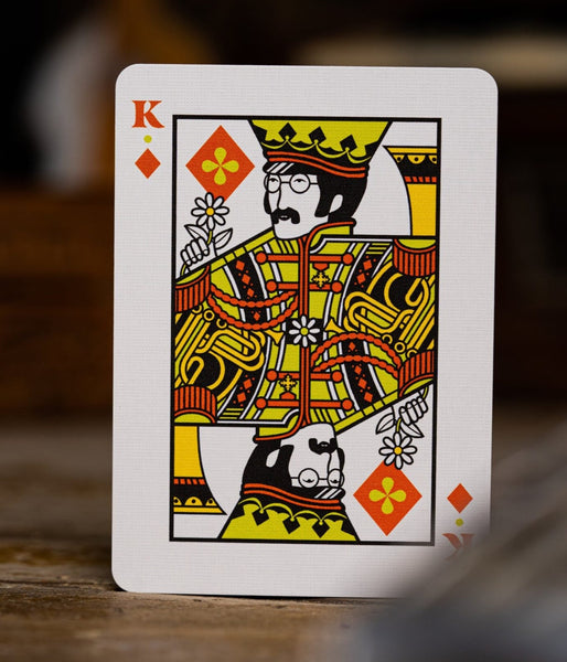 The Beatles (Green) Playing Cards by theory11