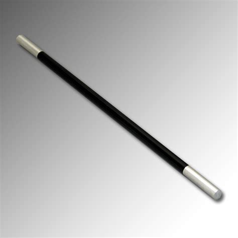Metal Magic Wand Mini in Black (with silver tips) by Tango Magic