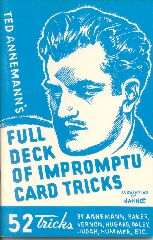 Full Deck of Impromptu Card Tricks Book by T. Annemann