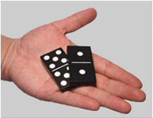 Vernet Hopping Dominoes