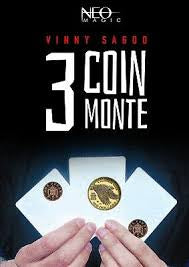 3 COIN MONTE (Gimmicks and Online Instructions) by Vinny Sagoo