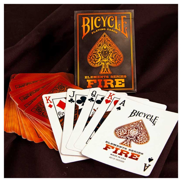 Bicycle Fire Playing Cards