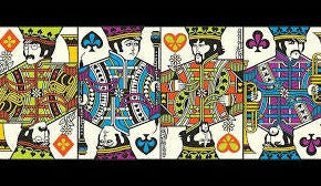 The Beatles (Pink) Playing Cards by theory11