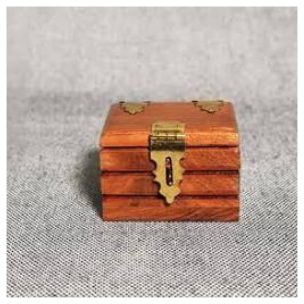 Quarter Go Box (Teak) by Mr. Magic