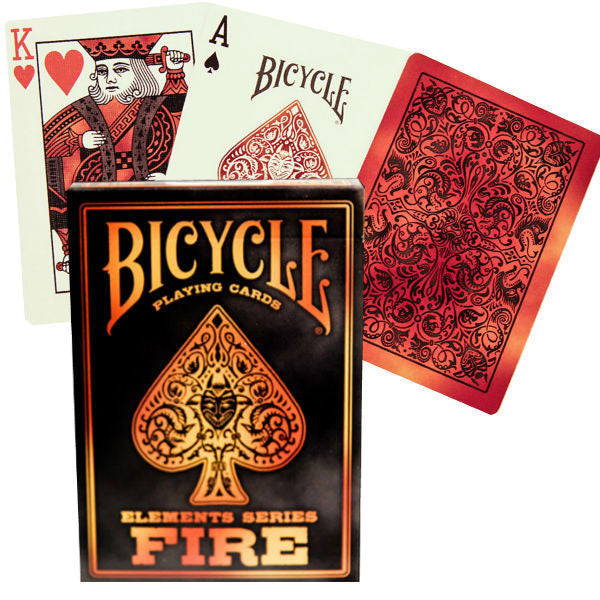 Bicycle Fire Playing Cards