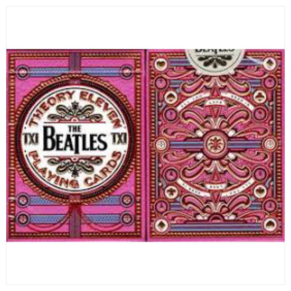 The Beatles (Pink) Playing Cards by theory11