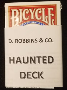 Haunted Deck Bicycle Poker (E-Z) - Red backed