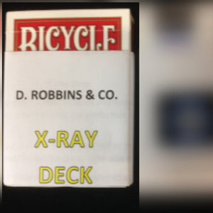 Magic Cards X-Ray Deck - Bicycle - Red backs