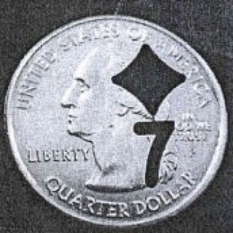 Cut out coin- Quarter US