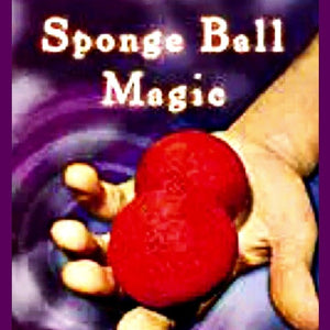 4 RED SPONGE BALLS + Sponge Ball Magic Book ez to learn!