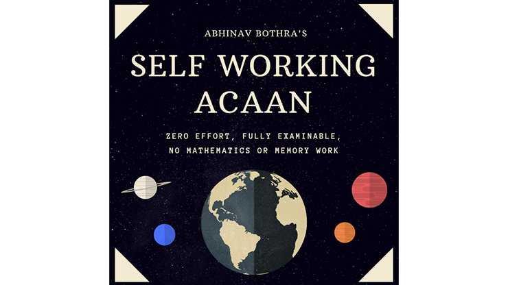 Self-Working ACAAN by Abhinav Bothra DOWNLOAD