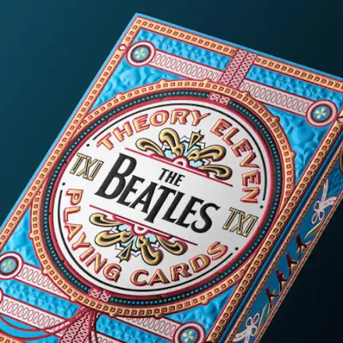 The Beatles (Blue) Playing Cards by theory11