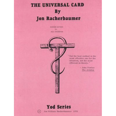 Universal Card by J. Racherbaumer