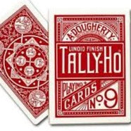 Tally Ho Fan Back Poker size (Red)